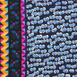 Preview: RESTSTÜCK 0,40m !!! - Bio Sweat - Strew Flowers - Col. 04 blue - Glory - Hamburger Liebe - Albstoffe