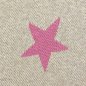 Preview: Strickstoff Jacquard - beige Sterne