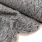 Preview: RESTSTÜCK 1,70cm !!! - Struktur Jacquard Mantelstoff - Kenzie - marine/petrol