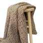 Preview: Struktur Jacquard Mantelstoff - Kenzie - khaki/rost