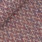 Preview: Struktur Jacquard Mantelstoff - Kenzie - blau/rot