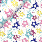 Preview: RESTSTÜCK 0,50m !!! - Summersweat - Stars - multicolor