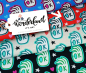 Preview: RESTSTÜCK 1,60m !!! - Bio Sweat - It´s ok - Col. 02 - rot - Wonderland - Hamburger Liebe - Albstoffe