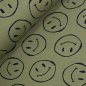 Preview: Sweat brushed - Happy Face - green