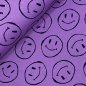 Preview: Sweat brushed - Happy Face - lilac