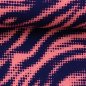 Preview: RESTSTÜCK 80cm !!! - Viskose - Tiger Dots - koralle dunkelblau - Urban Jungle - Swafing by Thorsten Berger