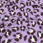 Preview: French Terry Crepe - Tiva Leo - lavender