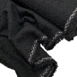 Preview: RESTSTÜCK 1,60m !!! - Tweed Bouclé - Jenna - black