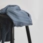Preview: Two Tone Stripe Twill mit TENCEL™ - dusty blue - MeetMilk