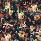 Preview: RESTSTÜCK 0,50m!!! - Viskose - Autumn Flowers - black