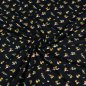 Preview: RESTSTÜCK 0,50m !!! - Bio Jersey - Vintage Flowers - black