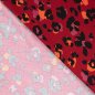 Preview: Viskose Twill - Viola Leo - dark red/black