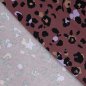 Preview: Viskose Twill - Viola Leo - lilac/black