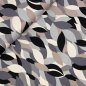 Preview: Viskose Twill - Enes Leaves - sand