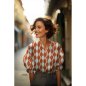 Preview: Viskose mit LENZING™ ECOVERO™ Fasern - Barbro - ochre/sage