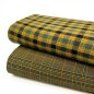 Preview: Viskose - Washed Checks kariert - ochre/dusty green