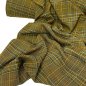 Preview: Viskose - Washed Checks kariert - ochre/dusty green
