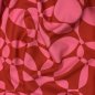 Preview: Viskose - Compass Circles - rot/rosa