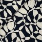 Preview: Viskose - Compass Circles - schwarz/sand