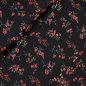 Preview: Viskose Crepe - Blumentraum - schwarz