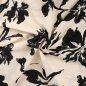 Preview: Viskose Crepe - Jody Flower - black/ecru