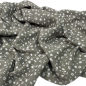 Preview: RESTSTÜCK 0,50m !!! - Viskose Crepe - Flowers Lilith - schlamm