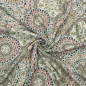 Preview: RESTSTÜCK 0,50m !!! - Viskose Crepe - Mandala - khaki