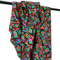 Preview: RESTSTÜCK 1,10m !!! - Viskose Crinkle - Graphic - cyclam