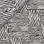 Preview: Viskose Stretch Twill - Diagonal Stripes - black/sand