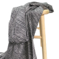 Preview: RESTSTÜCK 1,60m !!! - Viskose Stretch Twill - Diagonal Stripes - black/sand