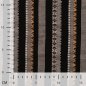 Preview: Viskose - Fancy Stripe - schwarz