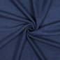 Preview: RESTSTÜCK 0,80m !!! - Viskose Feinstrick Jersey - Skale - dark blue