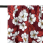 Preview: RESTSTÜCK 1,90m !!! - Viskose - Flower Alis - bordeaux/rot