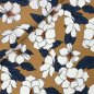 Preview: RESTSTÜCK 0,50m!!! - Viskose - Flower Alis - sand/marine