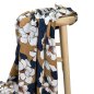 Preview: RESTSTÜCK 0,50m!!! - Viskose - Flower Alis - sand/marine