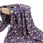 Preview: RESTSTÜCK 1,10m !!! - Viskose - Flower Esja - lila