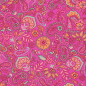 Preview: RESTSTÜCK 0,50m !!! - Viskose mit LENZING™ ECOVERO™ Fasern - Ivette Flowers - fuchsia/orange