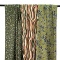 Preview: RESTSTÜCK 0,70m !!! - Viskose - Frya Flowers - khaki