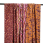 Preview: RESTSTÜCK 1,80m !!! - Viskose - Skade Stripes - rose/rost/bordeaux