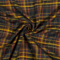 Preview: RESTSTÜCK 1,40m !!! - Viskose - Check Lurex - ochre/stone