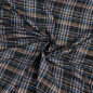Preview: Viskose - Check Lurex - old rose/dusty blue