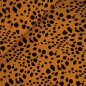 Preview: RESTSTÜCK 2,0m !!! - Viskose - Leopard Spots - ocker