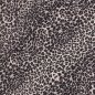 Preview: Viskose - Leopard - grau schwarz