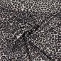 Preview: Viskose - Leopard - grau schwarz