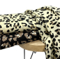 Preview: RESTSTÜCK 1,40m !!! - Viskose - Leoprint - black