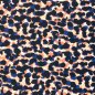Preview: Viskosesatin - matt - Lima - blue navy/ coral