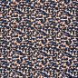 Preview: Viskosesatin - matt - Lima - blue navy/ coral