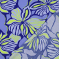 Preview: RESTSTÜCK 1,50m !!! - Viskose mit LENZING™ ECOVERO™ Fasern - Marit Flowers - cobalt