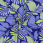 Preview: RESTSTÜCK 1,50m !!! - Viskose mit LENZING™ ECOVERO™ Fasern - Marit Flowers - cobalt