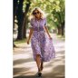 Preview: Viskose mit LENZING™ ECOVERO™ Fasern - Marit Flowers - lavender